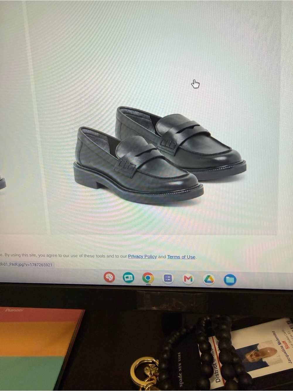Dolce Vita Black Leather Penny Loafers